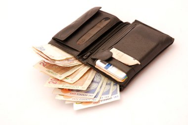 Full wallet clipart