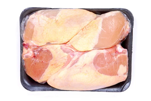 Paketlenmiş tavuk göğsü — Stok fotoğraf