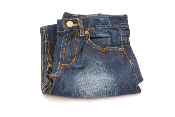 Синяя джинса — стоковое фото