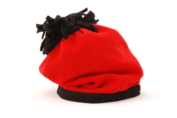 Красная зимняя шляпа — стоковое фото
