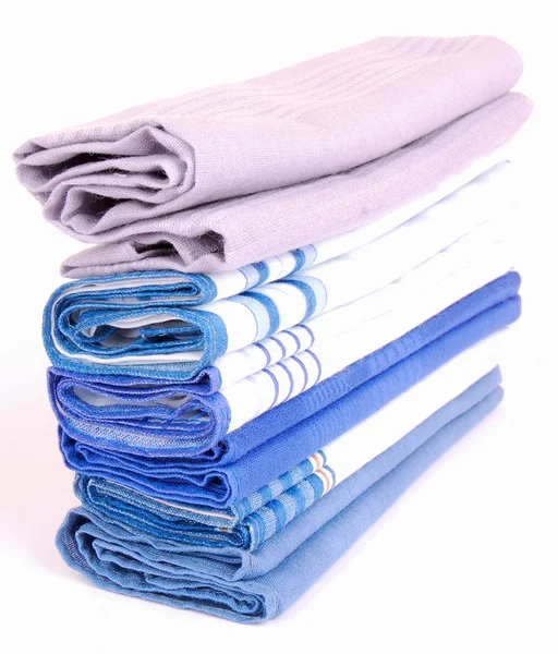 Stack of handkerchiefs — Stock Photo, Image