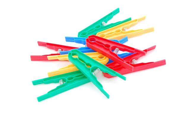 Colorful pegs — Stock Photo, Image