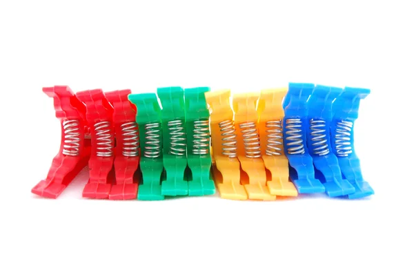 Colorful pegs — Stock Photo, Image