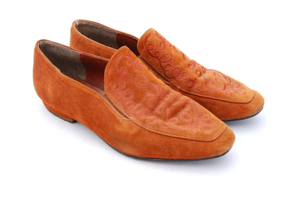 Zapatos marrones italianos — Foto de Stock