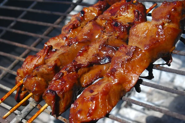 Barbecue kebabs — Stock Photo, Image