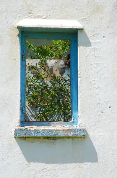 Moldura da janela velha — Fotografia de Stock