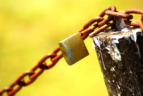Locked lock — Stock Photo, Image