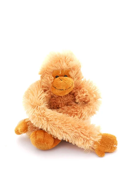 Monkey teddy toy — Stock fotografie