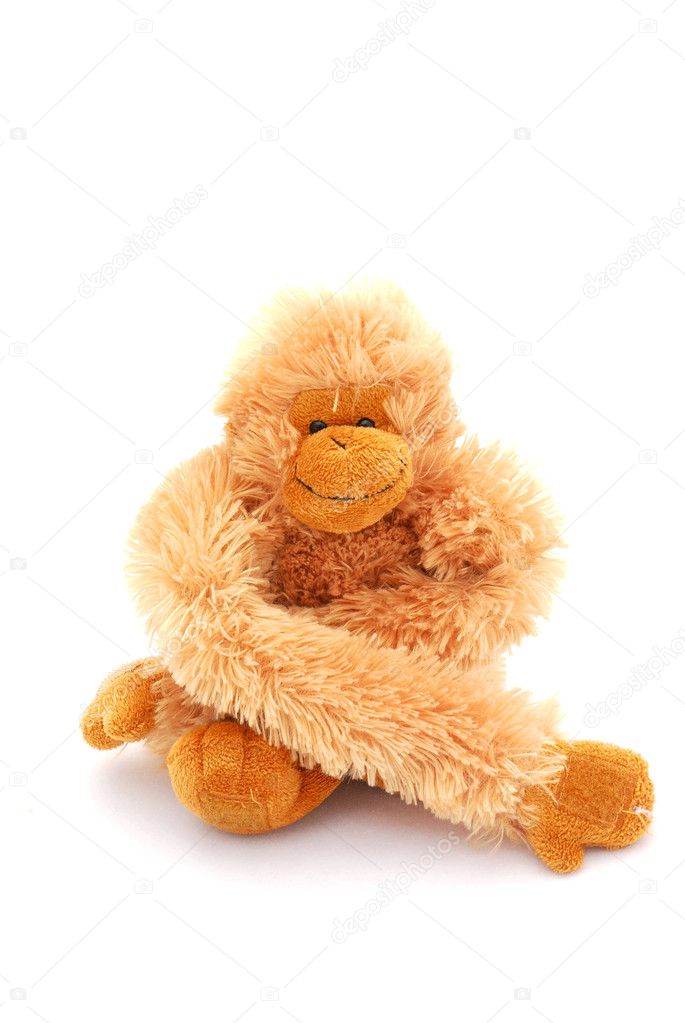 fluffy monkey toy