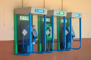 Public phones clipart