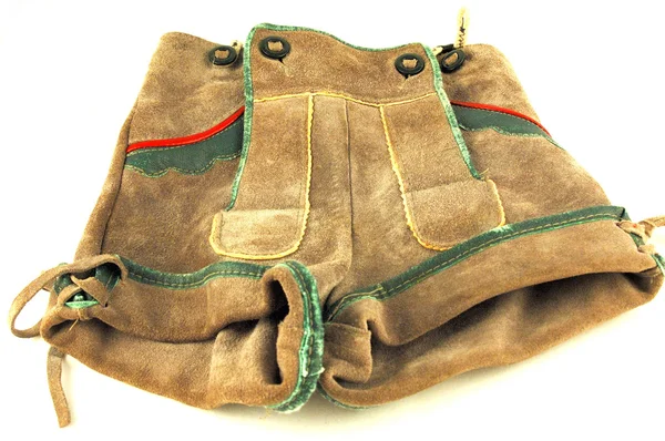 Bavyera deri pantolon — Stok fotoğraf