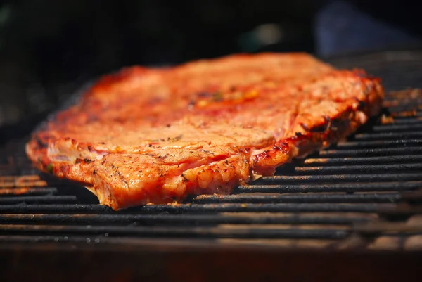 Grilled steak closeup — Stock Photo, Image