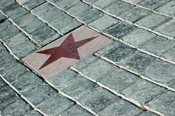 stock image Star on tiles