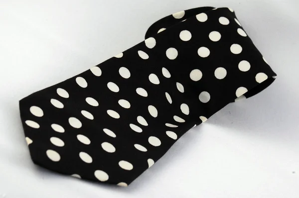 Polka ponto gravata pescoço — Fotografia de Stock