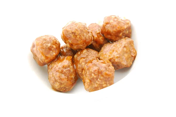 Curry meatballs — Stock Photo, Image