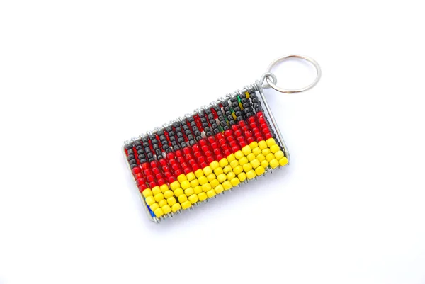 Schlüsselanhänger mit deutscher Flagge — Stockfoto