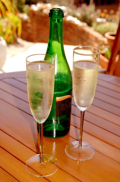 Champagneflaska — Stockfoto
