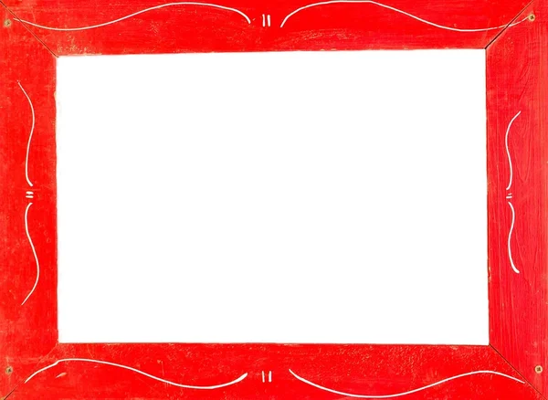 stock image Red picture frame