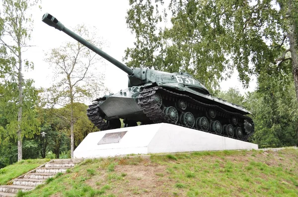 stock image Historical Tank IS-3 in Priozersk