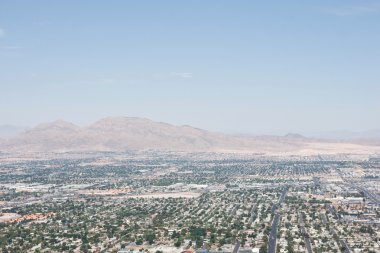 Las vegas aerial picture clipart