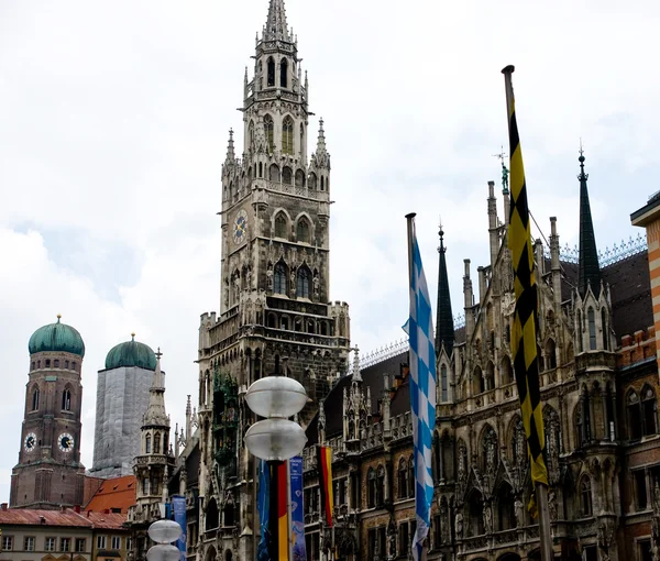 Новая ратуша Мюнхена — стоковое фото