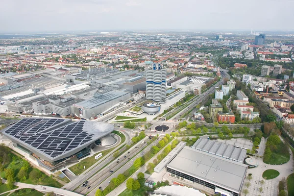 A légi felvétel a München city — Stock Fotó