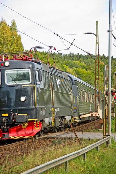 Поезд Швеции — стоковое фото