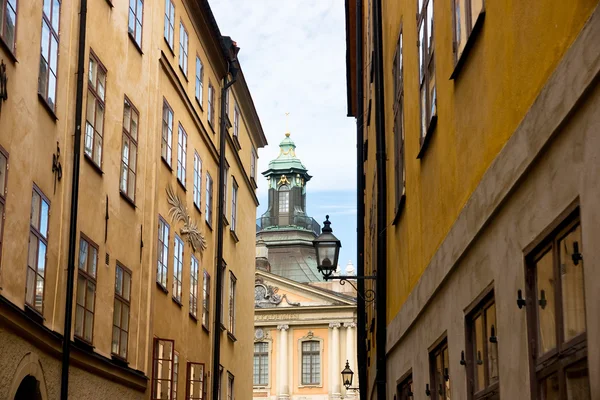 Παλιά πόλη στη Στοκχόλμη — Φωτογραφία Αρχείου