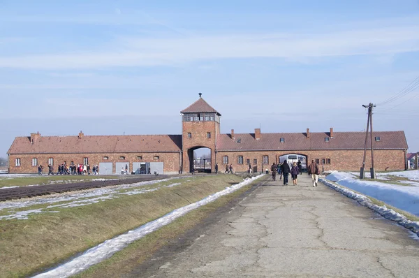 Campo de extermínio, Auschwitz Birkenau — Fotografia de Stock