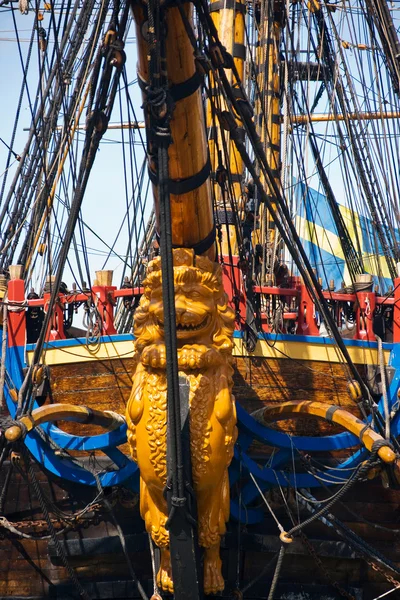 Oude sailship Rechtenvrije Stockafbeeldingen