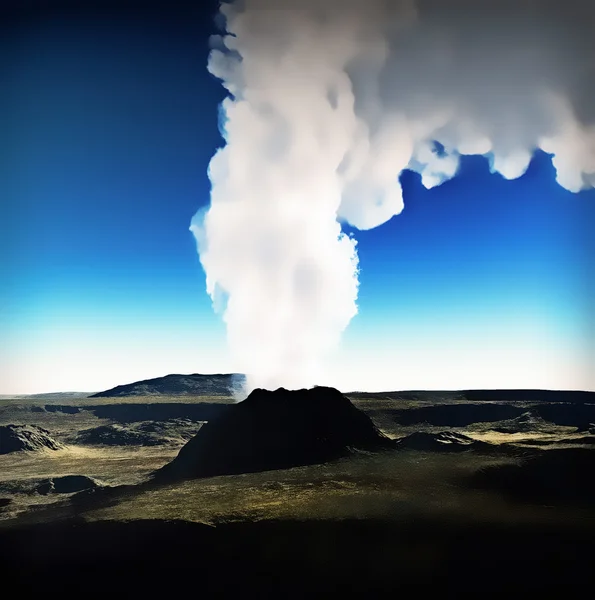 Volkanik krater — Stok fotoğraf