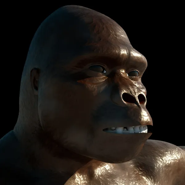 Homem pré-histórico neandertal — Fotografia de Stock