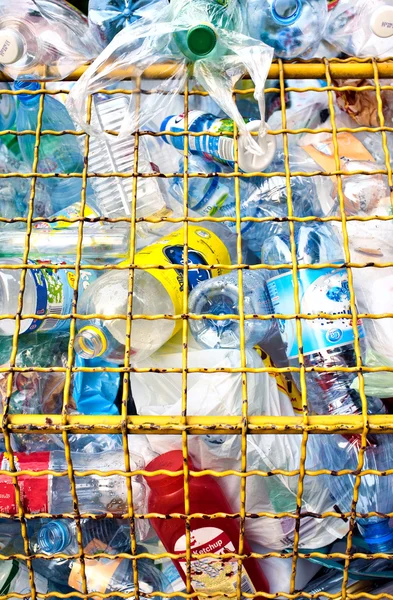 Verschillende plastic afval — Stockfoto