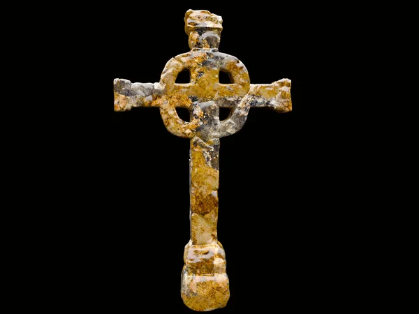 Keltiskt kors isolerade — Stockfoto