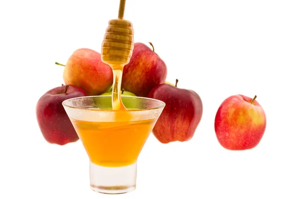 Miel y manzana — Foto de Stock