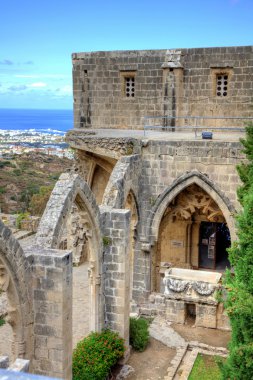 Bellapais Abbey in Cyprus clipart