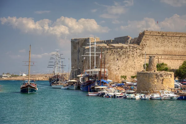 Старая гавань на Кипре — стоковое фото