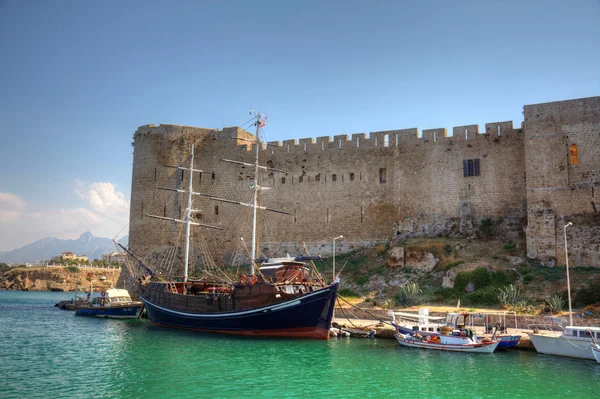 Старая гавань на Кипре — стоковое фото
