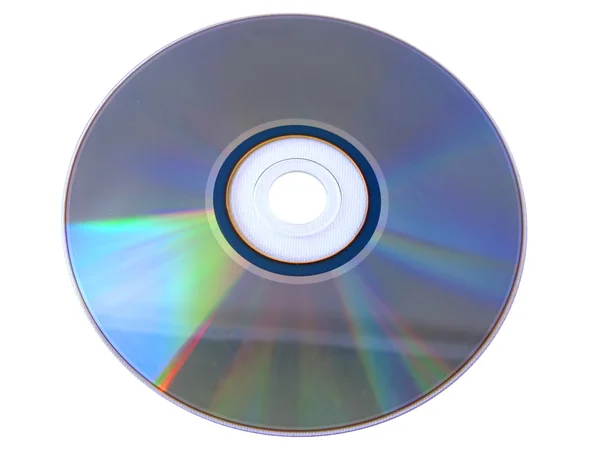 CD rom z bliska i na białym tle — Zdjęcie stockowe