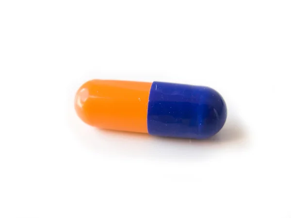 흰색 배경에서 고립 된 다채로운 환 약 — 스톡 사진