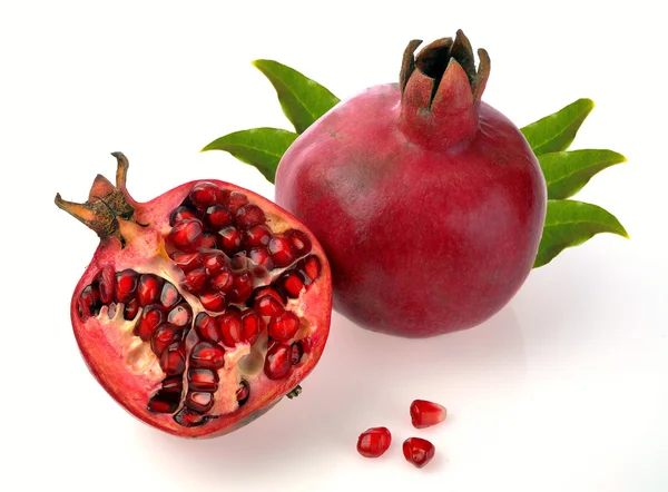 stock image Pomegranate whole and open-face