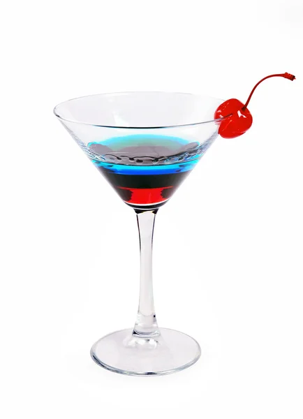 Martini cocktail tricolore — Photo