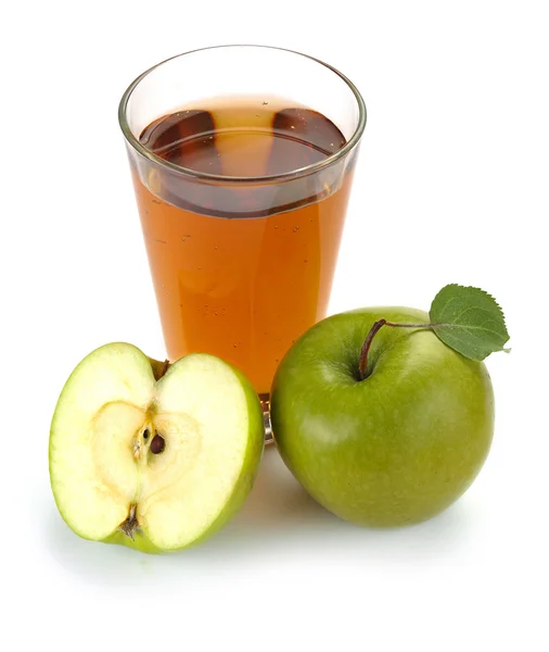 Apple juice and fruit — Stock Photo, Image