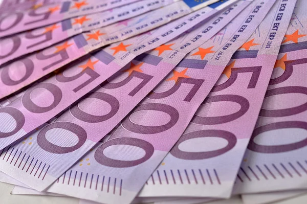 Banconote da 500 Euro in denaro — Foto Stock