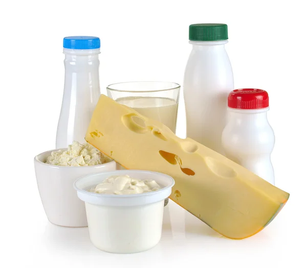 Iogurte de queijo de leite — Fotografia de Stock