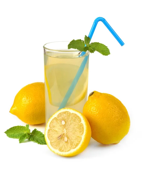 Sumo de limão e fruta — Fotografia de Stock