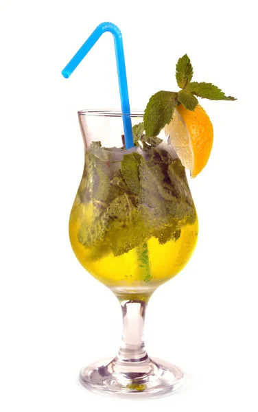 Mojito cocktail met citroen — Stockfoto