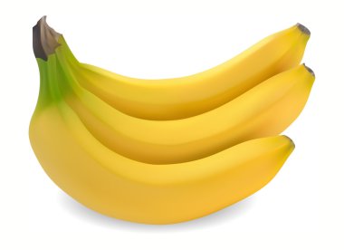 Ripe bananas clipart