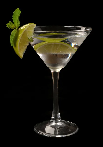 Martini koktajl z limonki — Zdjęcie stockowe
