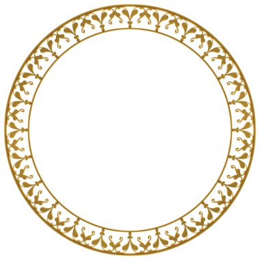 Round frame clipart